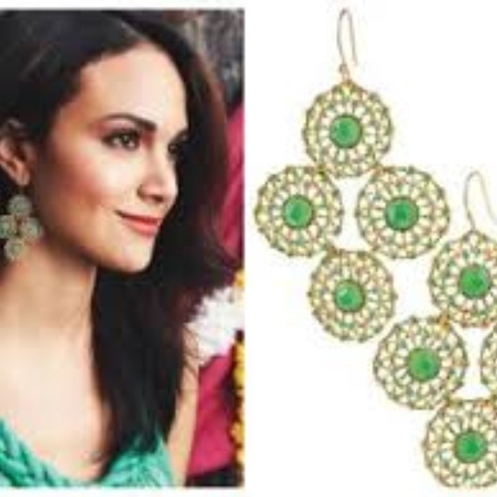 Stella & Dot Garden Party Chandelier Earrings